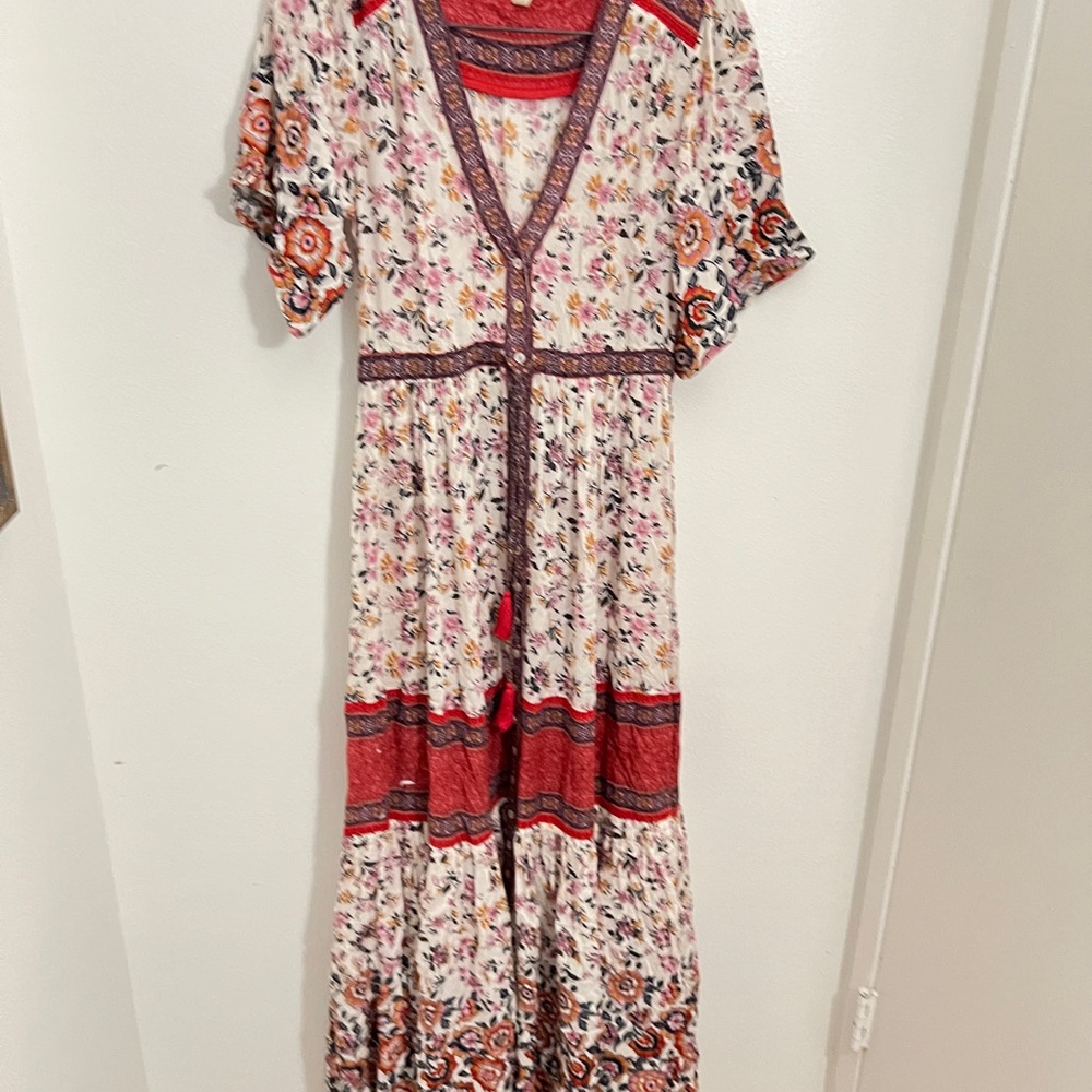 Spell & The Gypsy Elle Gown in Rosewood size small - Picture 4 of 9